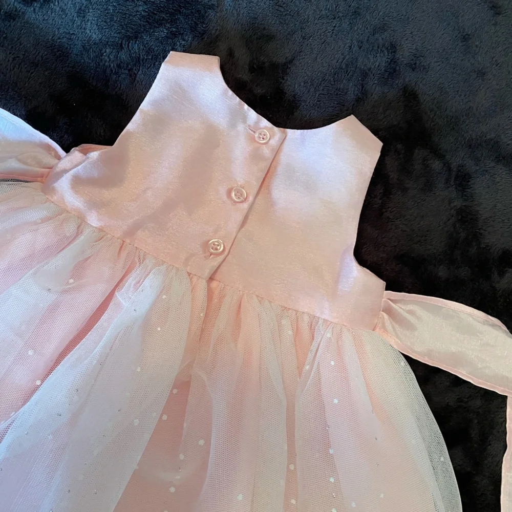 Marmellata blush pink toddler dress w/bloomers-Absolutely precious-EUC-Sz 9 mo - Picture 7 of 16